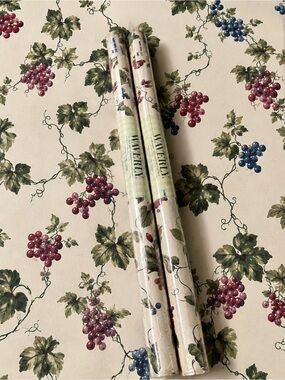 Waverly Berry Vine Wallpaper Cottagecore English Garden Botanical 2 Rolls